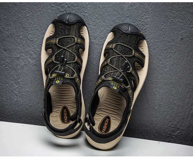 Men's Summer Sandals Beach Slippers Breathable Outdoor Casual Shoes Big Size