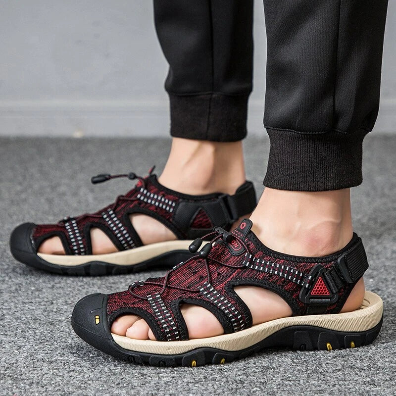 Classic Mens Sandals Summer Fashion Gladiator Shoes Outdoor Beach Roman Slippers