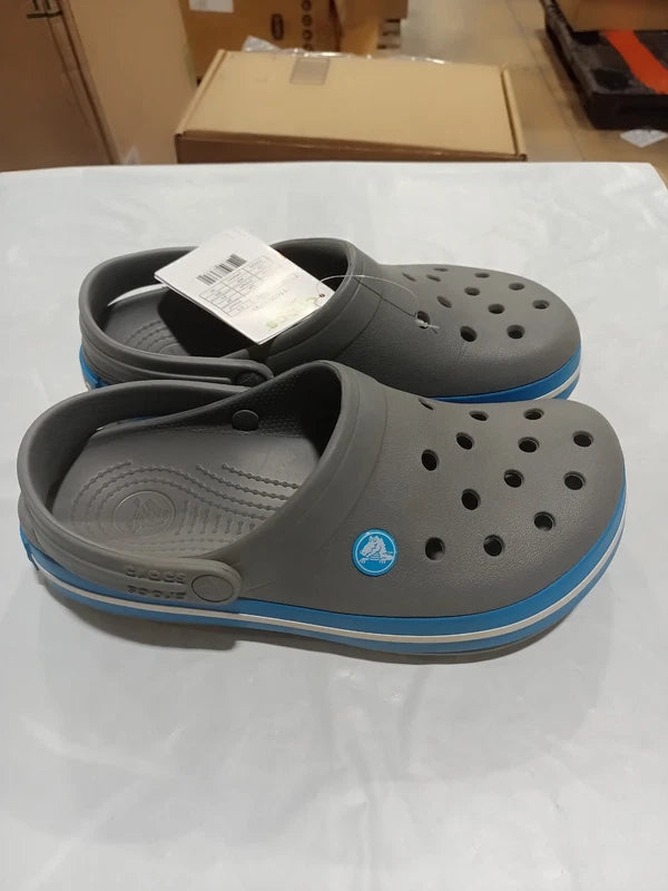 UsedLikeNew_Crocs Unisex-Adult Crocband Clog, Charcoal/Ocean, 5 Men/7