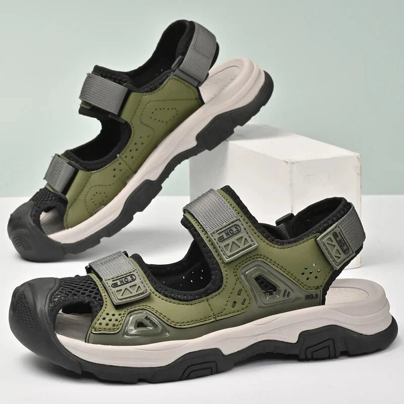 Men's Handmade Sandals Non-slip Casual Sneakers Comfortable Soft Beach Slippers