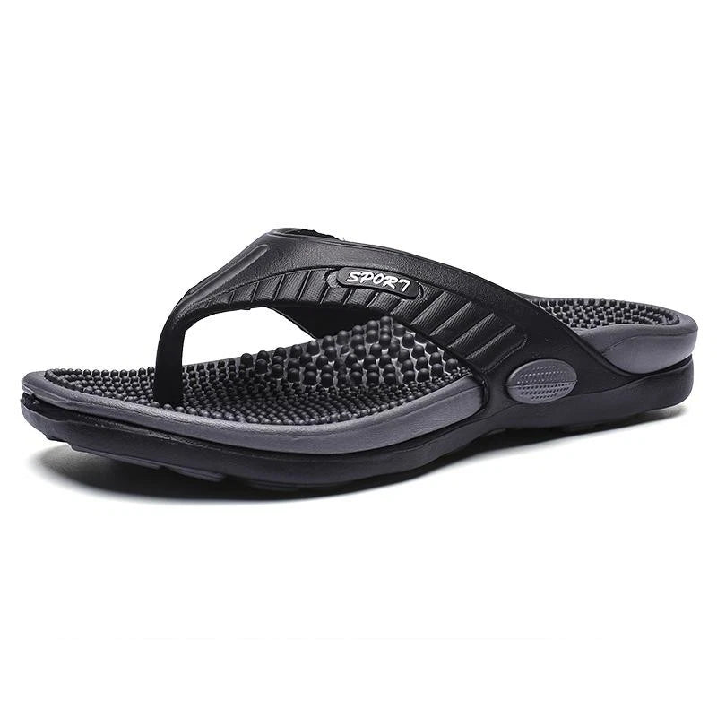 Men's Design Summer Massage Flip Flops Sandals Non-slip Outdoor Beach Slippers