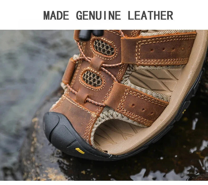 Summer Men's Sandals Outdoor Casual Beach Slippers Breathable Wading Shoes