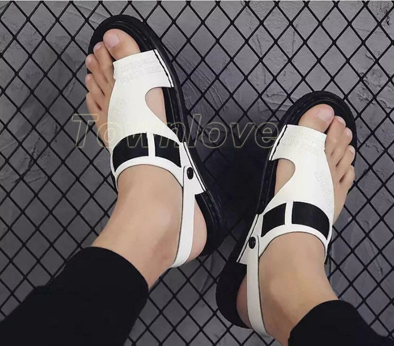Men's Beach Clip Toe Thong Sandals Shoes Slippers Slip on Flats Straps New