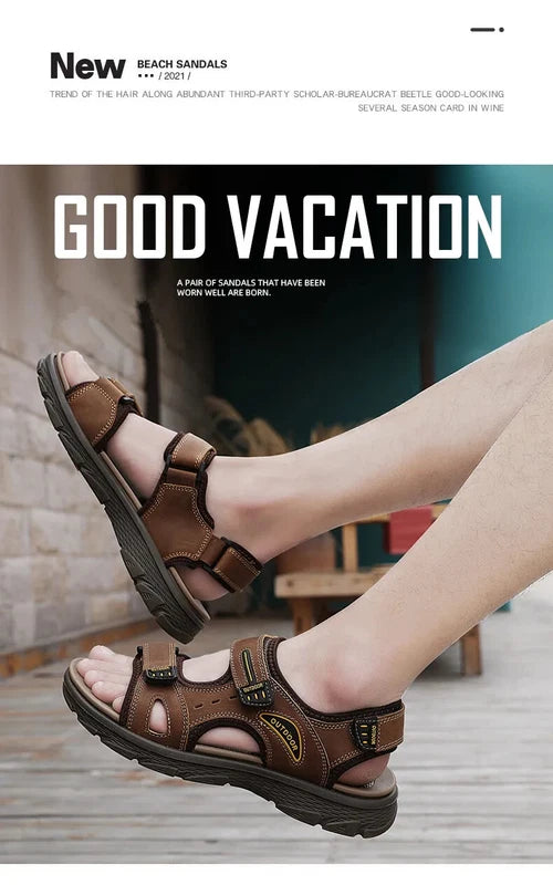 Classic Men Sandals Waterproof Beach Slippers Casual Breathable Wading Sneakers