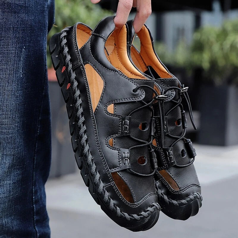 Summer Men Sandals Fashion Non-slip Beach Climbing Breathable Trekking Slipper