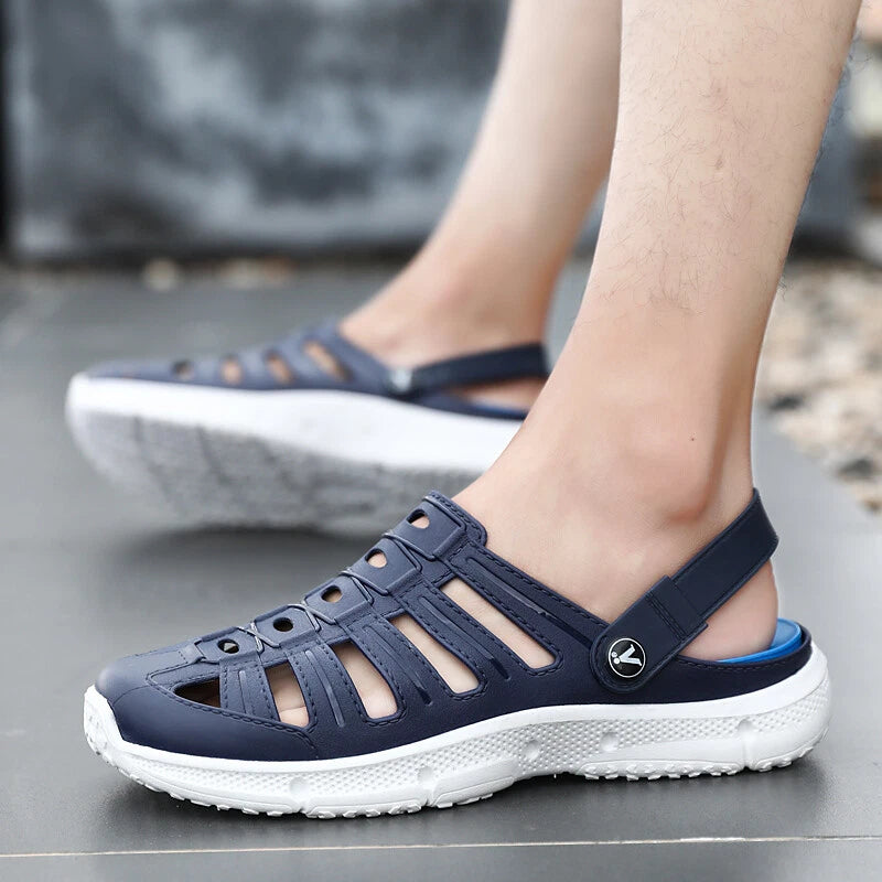 Summer Men's Sandals Beach Shoes Slippers Outdoor Breathable Plus Size Casual