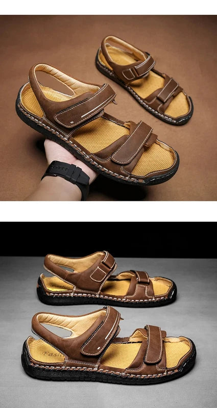 Summer Men's Classic Casual Shoe High Quality Comfort Slipper Beach Flat Sandals