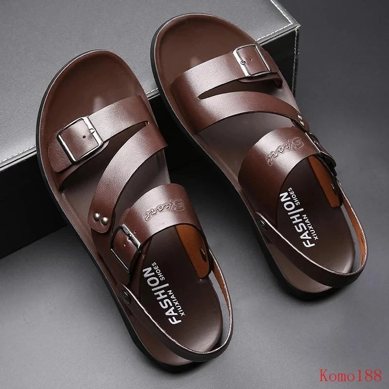 Mens open toe Breathable outdoor beach casual slipper sandals shoes