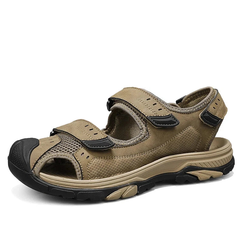Summer Men Hollow Sandals Breathable Beach Slippers Comfort Hiking Sneakers