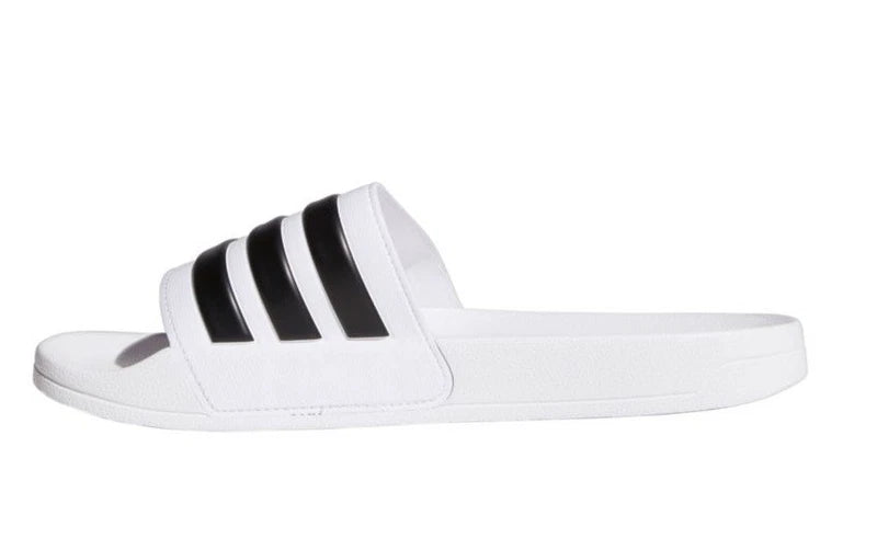 New adidas Men's Adilette CloudFoam Slides White Sandals Sport Beach Slippers CF