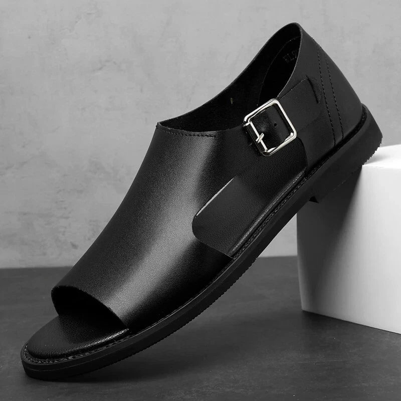 Summer Slippers Men's Non-slip Comfortable Sandals Outdoor Beach Soft Flat Shoes