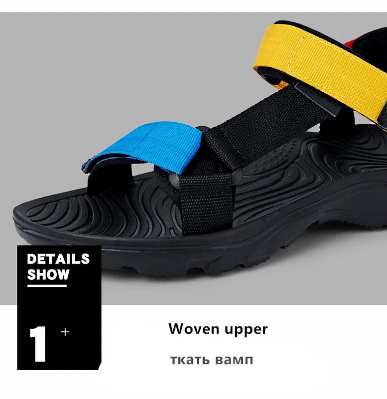 Lightweight Men Sandals Non-slip Soft Beach Slippers Casual Walking Sneakers