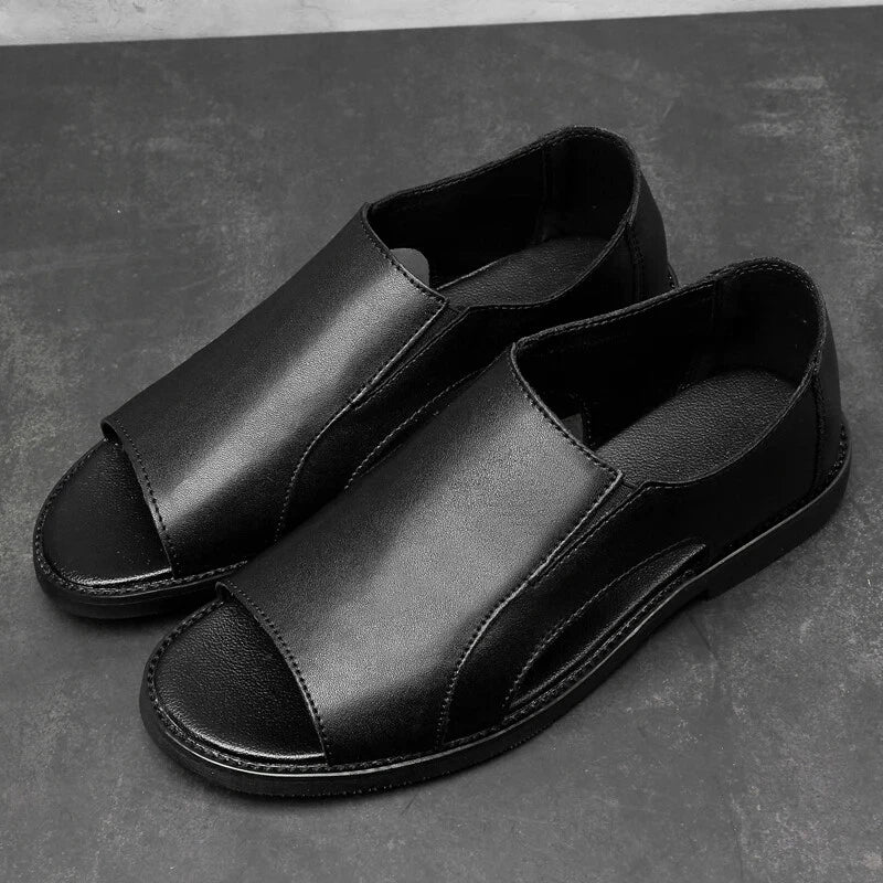 Summer Slippers Men's Non-slip Comfortable Sandals Outdoor Beach Soft Flat Shoes