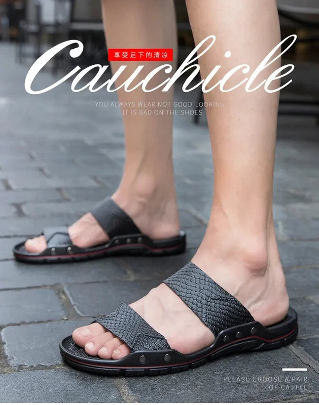 38-48 Plus Size Men Open Toe Sandals Slippers Flats Outdoor Summer Beach Holiday