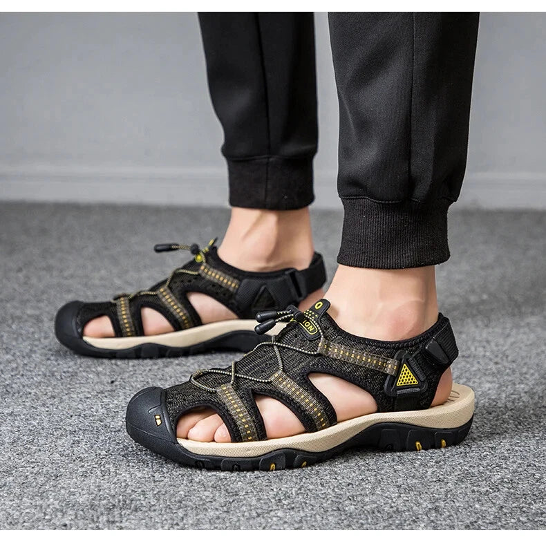 Men's Summer Sandals Beach Slippers Breathable Outdoor Casual Shoes Big Size