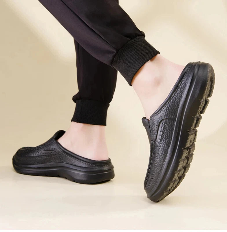 Summer Men Casual Slippers Handmade Soft Beach Sandals Waterproof Flat Sneakers