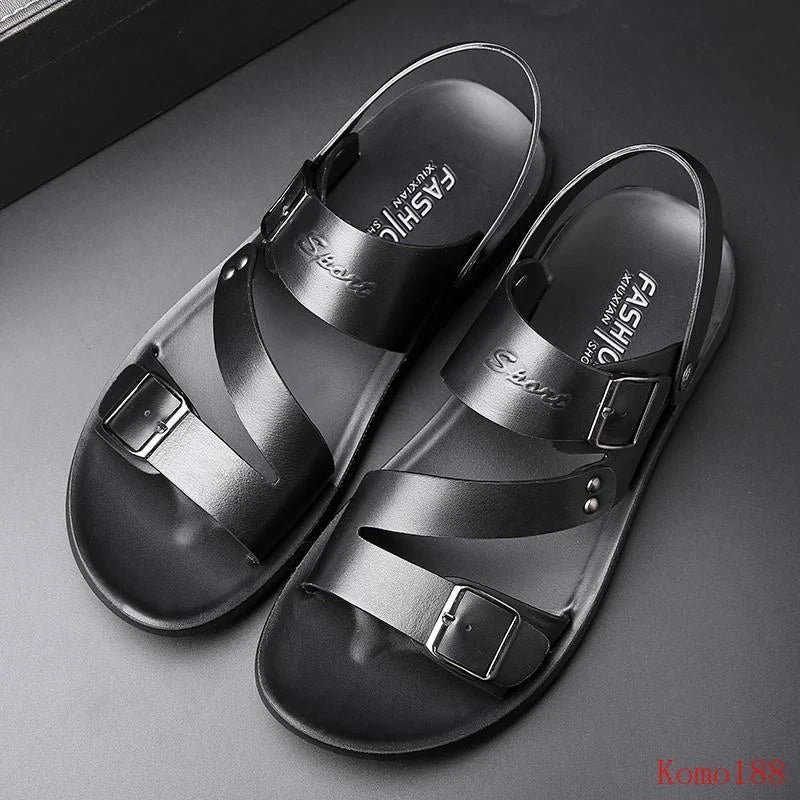 Mens open toe Breathable outdoor beach casual slipper sandals shoes