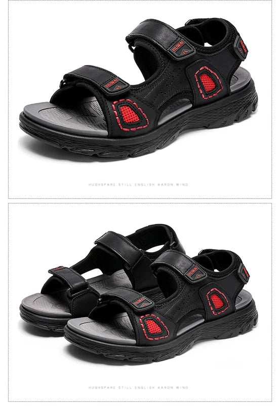 Classic Comfort Men Beach Sandals Non Slip Roman Slippers Soft Light Sneakers