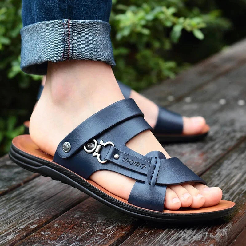 Men's New Summer Men's Open-toed Sandals Fashion Trend Beach Shoes Slippers