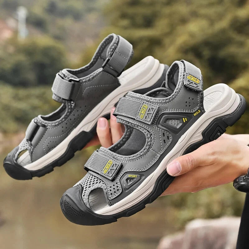 Men's Handmade Sandals Non-slip Casual Sneakers Comfortable Soft Beach Slippers