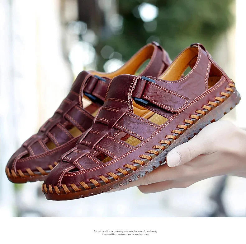 Summer Men's Sandals Business Casual Shoes Outdoor Beach Wading Slippers