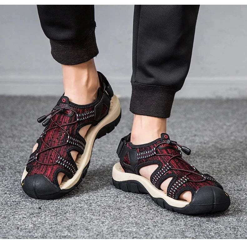 Men's Summer Sandals Beach Slippers Breathable Outdoor Casual Shoes Big Size