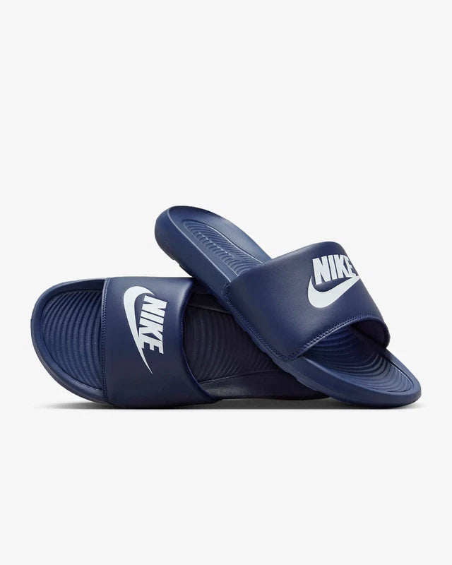 Nike Men's Victori One Slides Sandal Slipper, Midnight Navy Size 10,  B0B81KSMB4