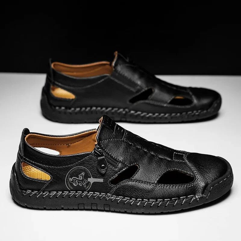 Comfortable Men Sandals Breathable Flat Beach Slippers Classic Handmade Sneakers