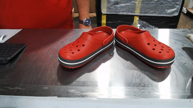 LikeNew_Crocs Unisex Adult Crocband, Pepper, M5 / W7
