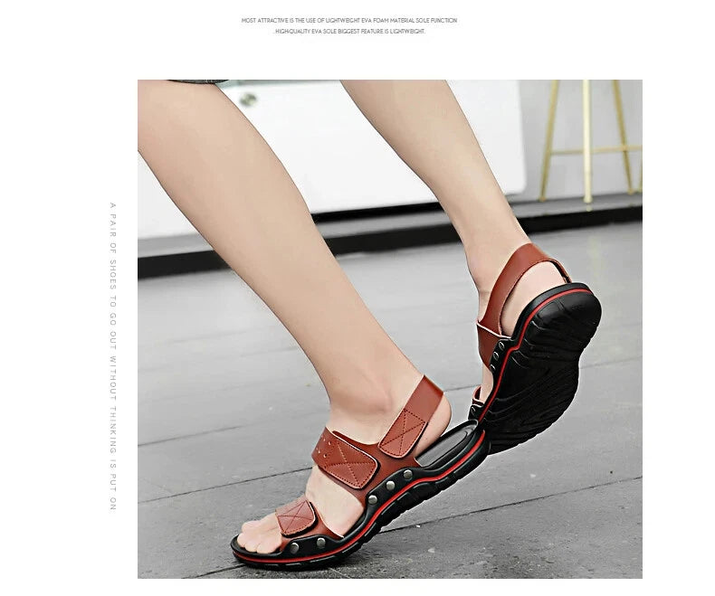 Men's Sandals Summer Beach Slippers Casual Sneakers Outdoor Walking Shoes Size14