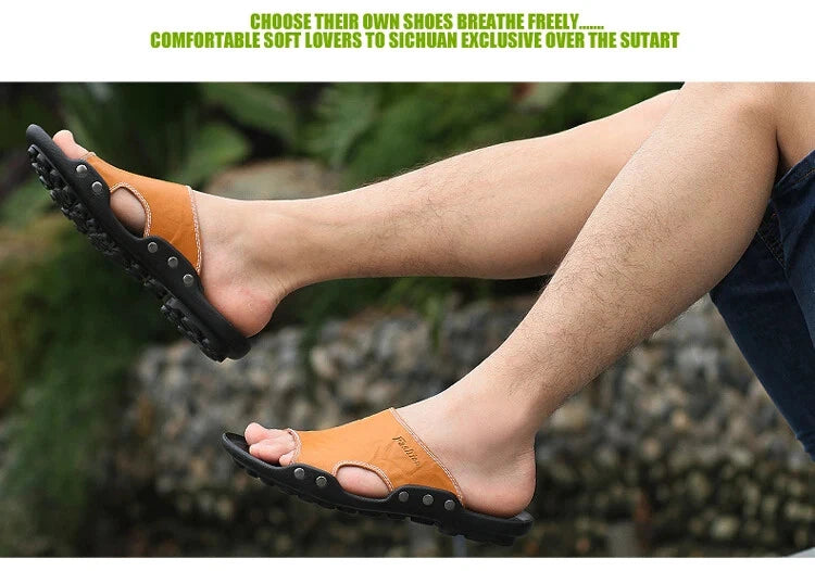 Summer Mens Flip Flops Lightweight Sandals Rubber Casual Shoes Beach Slippers