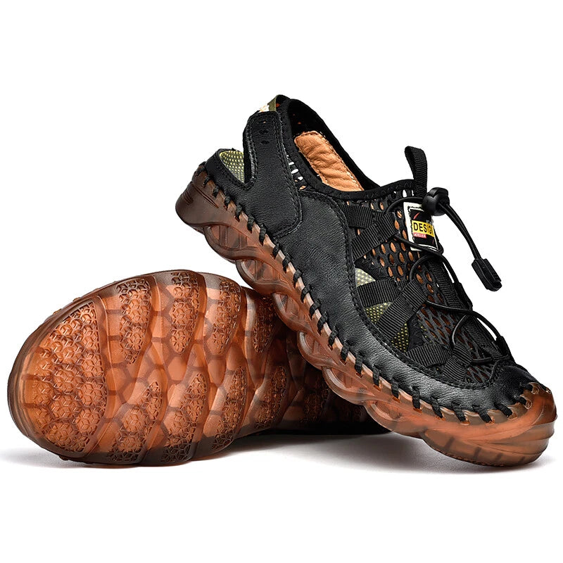 Men Casual Sandals Summer Outdoor Trekking Sneakers Beach Roman Sandals Slippers