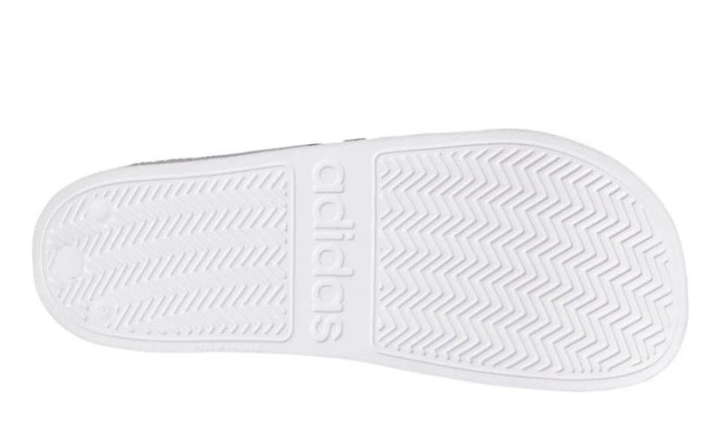 New adidas Men's Adilette CloudFoam Slides White Sandals Sport Beach Slippers CF