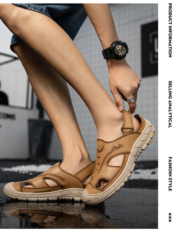 Summer Outdoor Men's Sandals Fashion Non-slip Comfortable Trekking Beach Slipper