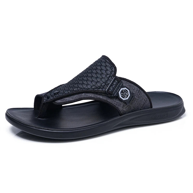 Men's Beach Flip Flops Casual Slippers Vintage Sandal Slippers Mens Flip Flops