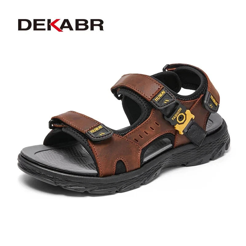 Classic Comfort Men Beach Sandals Non Slip Roman Slippers Soft Light Sneakers