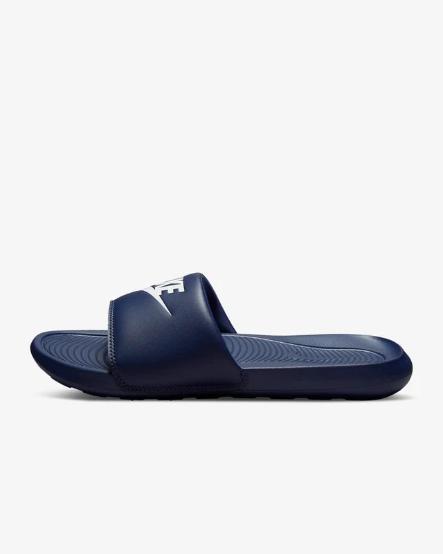 Nike Men's Victori One Slides Sandal Slipper, Midnight Navy Size 10,  B0B81KSMB4