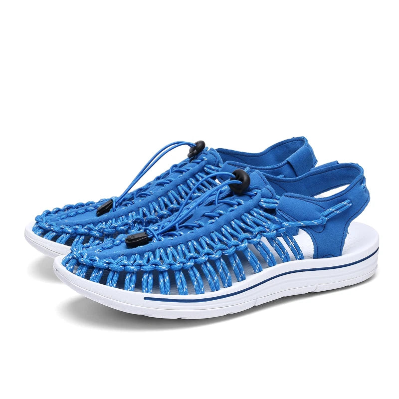Mens Hand-made Casual Sandals Slippers Outdoor Roman Beach Flat Garden Sandals