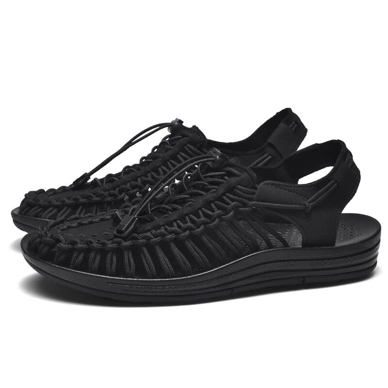 Mens Hand-made Casual Sandals Slippers Outdoor Roman Beach Flat Garden Sandals