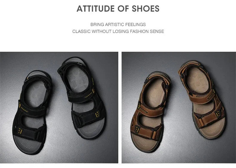 Classic Men Sandals Waterproof Beach Slippers Casual Breathable Wading Sneakers