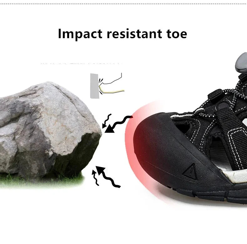 Outdoor Men's Sandals Non-slip Waterproof Sneakers Comfortable Beach Slippers
