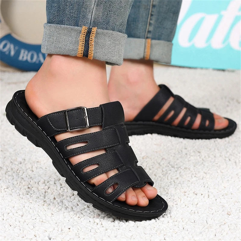 Men's Slide Sandals Outdoor Sports Slippers Beach Flip Flop for Men