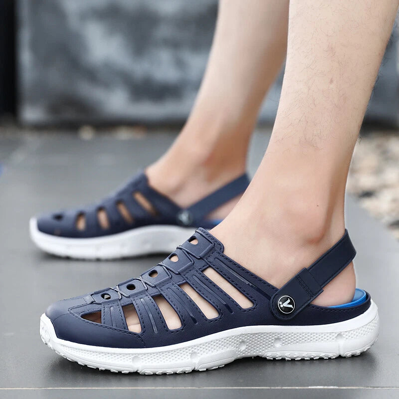 Summer Men's Sandals Beach Shoes Slippers Outdoor Breathable Plus Size Casual
