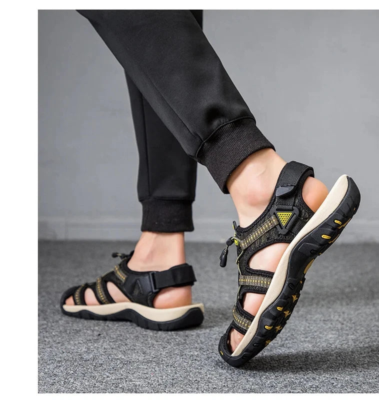 Men's Summer Sandals Beach Slippers Breathable Outdoor Casual Shoes Big Size