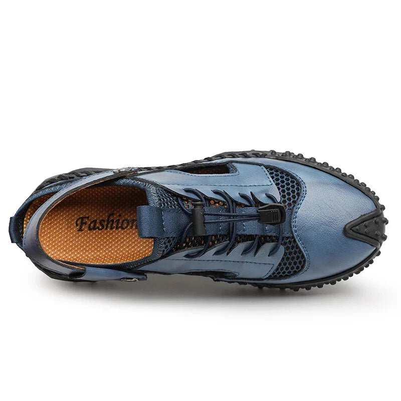 Retro Men's Sandals Designer Casual Summer Slippers Breathable Beach Shoes