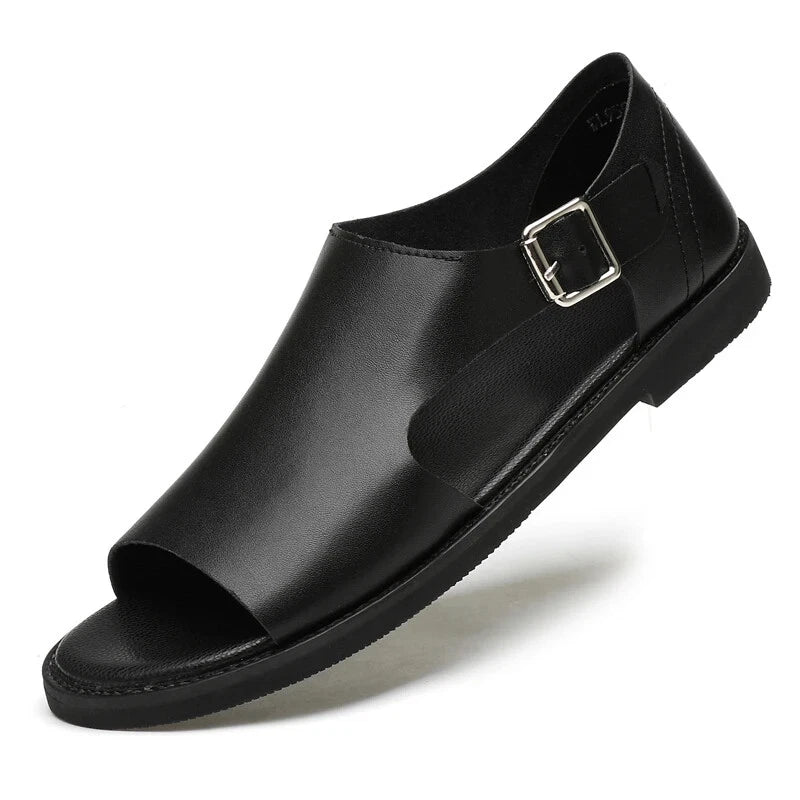 Summer Slippers Men's Non-slip Comfortable Sandals Outdoor Beach Soft Flat Shoes