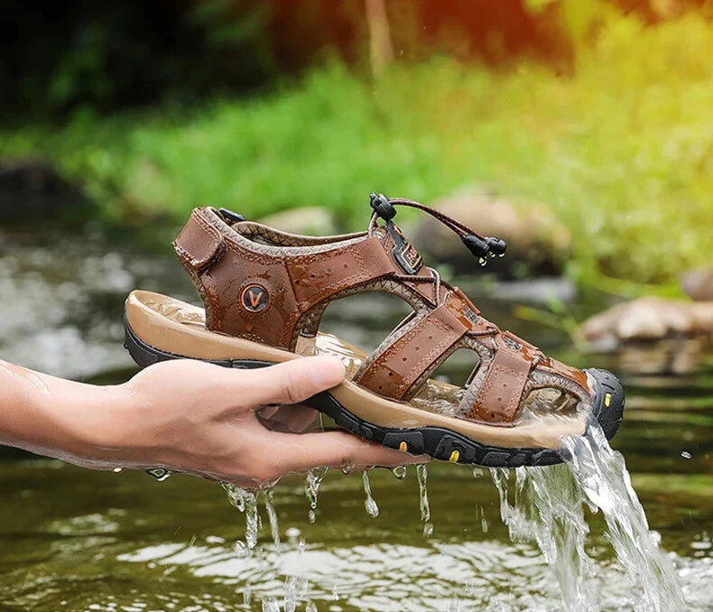 Summer Men's Sandals Outdoor Casual Beach Slippers Breathable Wading Shoes