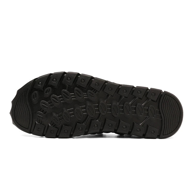 Summer Men Sandals Genuine Leather Handmade Slippers Outdoor Beach Roman Sandals