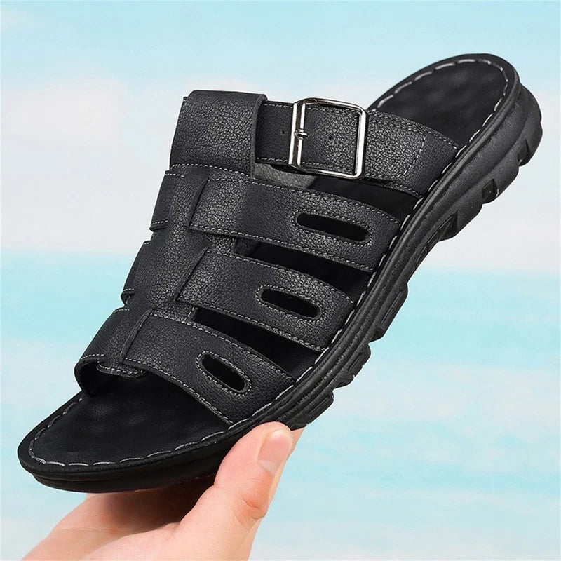 Men's Slide Sandals Outdoor Sports Slippers Beach Flip Flop for Men