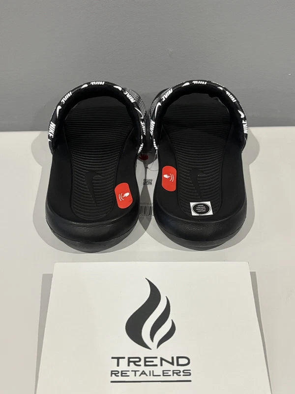 Nike Victori One Printed Slides Sandals Slipper Black White Size 8 CN9678-006